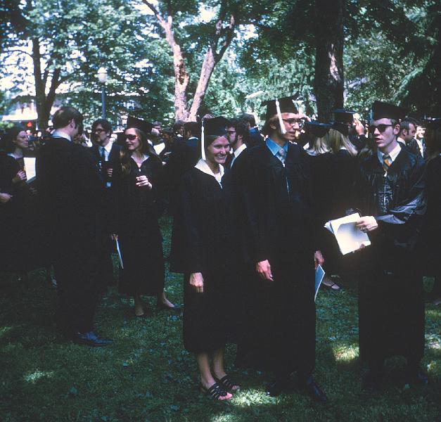 0170-Marci, Ron, Valpo grads, Chuck Piehl.jpg - Marci and Ron, graduation from Valparaiso University, Valparaiso Indiana.